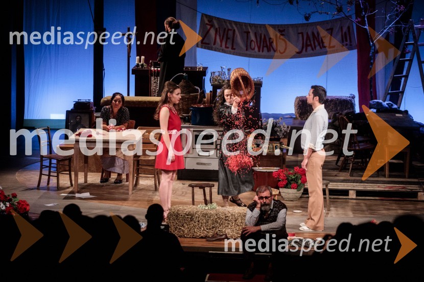  Patrizia  Jurinčič Finžgar, igralka;  Andrej Zalesjak, igralecJerebika, štrudelj, ples pa še kaj, premiera, Slovensko mladinsko gledališče