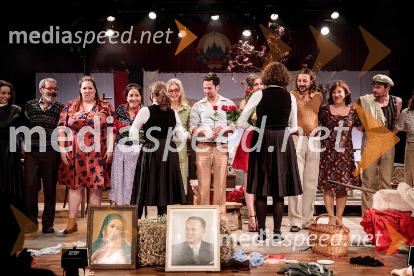  Željko Hrs, igralec;  Ana Facchini, igralka;  Marjuta  Slamič, igralka;  Helena Peršuh, igralka;  Andrej Zalesjak, igralec;  Matej Recer, igralec;  Damjana Černe, igralka;  Primož Bezjak, igralecJerebika, štrudelj, ples pa še kaj, premiera, Slovensko mladinsko gledališče