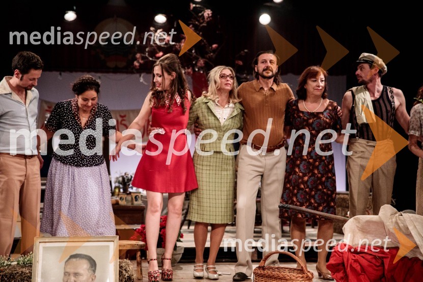  Andrej Zalesjak, igralec;  Marjuta  Slamič, igralka;  Patrizia  Jurinčič Finžgar, igralka;  Helena Peršuh, igralka;  Matej Recer, igralec;  Damjana Černe, igralka;  Primož Bezjak, igralecJerebika, štrudelj, ples pa še kaj, premiera, Slovensko mladinsko gledališče