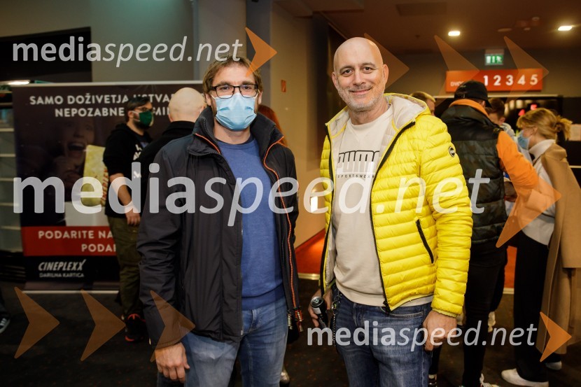  Igor  Harb, prevajalec, filmski kritik;  Aleš Bravničar, fotografPremiera filma Dune: Peščeni planet v Cineplexxu