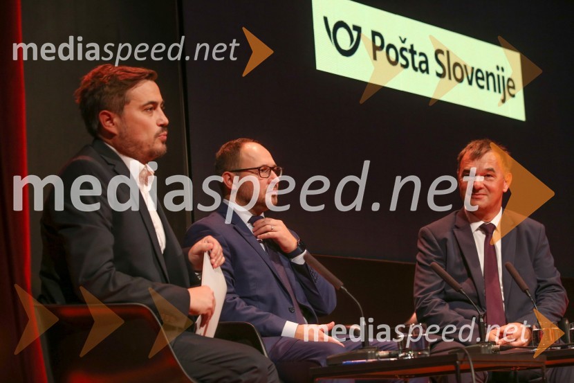  Matija Stepišnik, predsednik Društva slovenskih novinarjev, novinar in urednik;  Jernej Vrtovec, minister za infrastrukturo;  Andrej  Tumpej, direktor Dravskih elektrarn MariborLedinek Engineering je najboljše podjetje podravske regije leta 2020