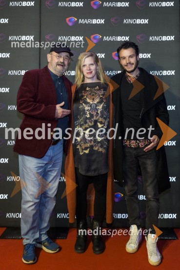  Vlado Novak, igralec;  Maruša Majer, igralka, prejemnica nagrade Prešernovega sklada 2019;  Francesco Borchi, igralecNekoč so bili ljudje, premiera Gorana Vojnovića v Mariboxu