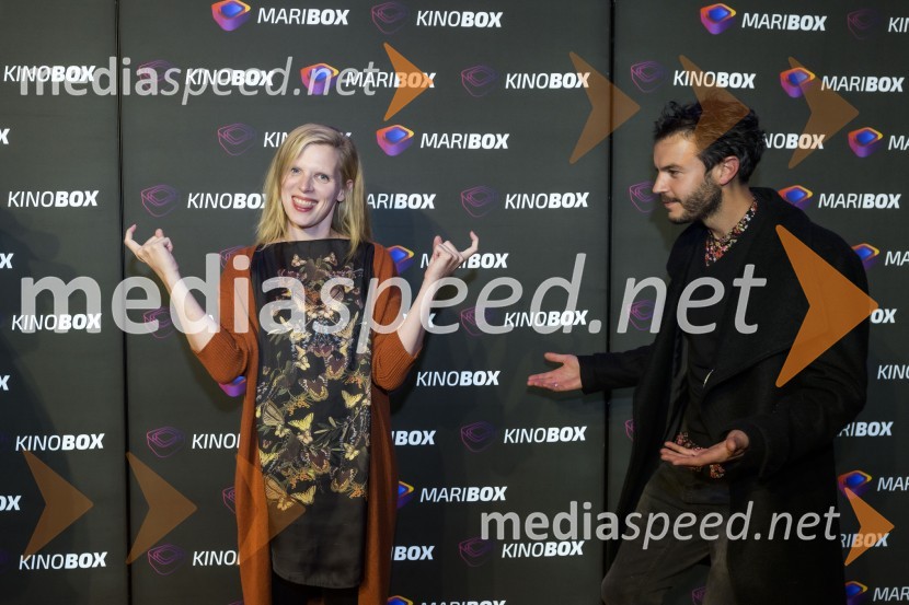  Maruša Majer, igralka, prejemnica nagrade Prešernovega sklada 2019;  Francesco Borchi, igralecNekoč so bili ljudje, premiera Gorana Vojnovića v Mariboxu