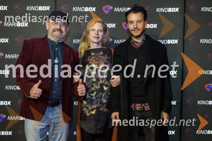  Vlado Novak, igralec;  Maruša Majer, igralka, prejemnica nagrade Prešernovega sklada 2019;  Francesco Borchi, igralecNekoč so bili ljudje, premiera Gorana Vojnovića v Mariboxu
