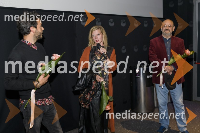  Francesco Borchi, igralec;  Maruša Majer, igralka, prejemnica nagrade Prešernovega sklada 2019;  Vlado Novak, igralecNekoč so bili ljudje, premiera Gorana Vojnovića v Mariboxu