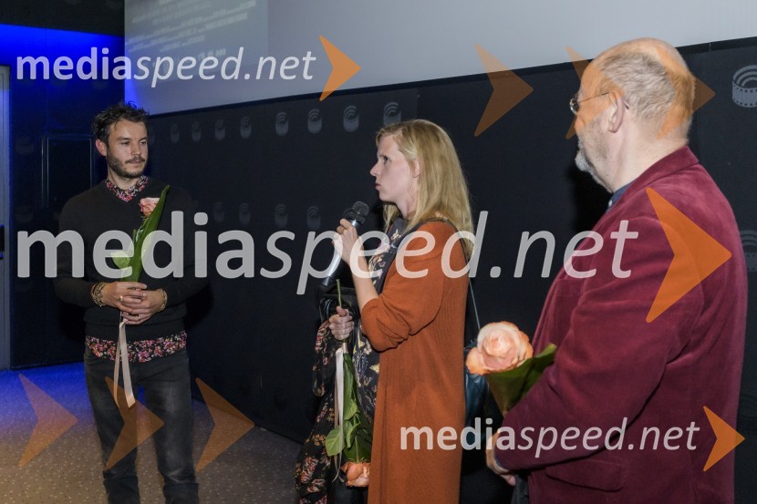  Francesco Borchi, igralec;  Maruša Majer, igralka, prejemnica nagrade Prešernovega sklada 2019;  Vlado Novak, igralecNekoč so bili ljudje, premiera Gorana Vojnovića v Mariboxu