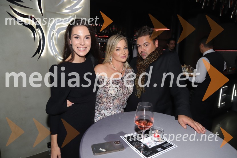  Ula  Furlan, igralka, voditeljica;  Nika  Čukur,  ShowRoom events;  Nejc Simšič, novinarDance again, zabava v klubu Feniks