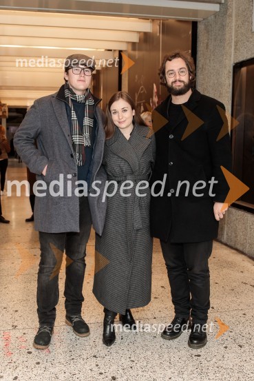  Peter Alojz Marn;  Nika Korenjak, igralka;  Gal  Oblak, igralec Avgust v okrožju Osage, premiera drame