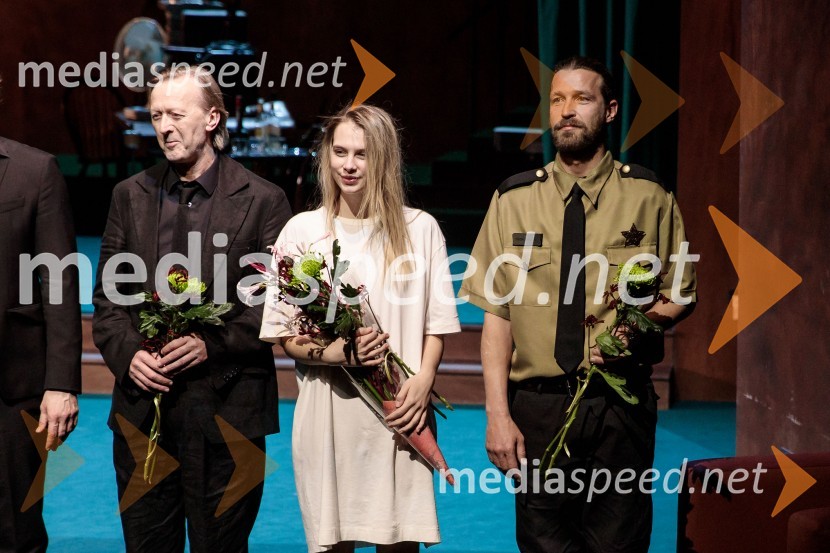  Alojz Svete, igralec;  Klara Kuk, igralka, manekenka;  Tomo Tomšič, igralecAvgust v okrožju Osage, premiera drame