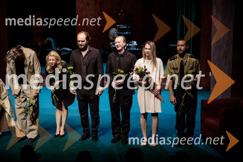  Boris  Kerč, igralec;  Tjaša  Železnik, igralka;  Gregor Gruden, igralec;  Alojz Svete, igralec;  Klara Kuk, igralka, manekenka;  Tomo Tomšič, igralecAvgust v okrožju Osage, premiera drame