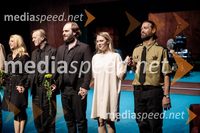  Tjaša  Železnik, igralka;  Alojz Svete, igralec;  Gregor Gruden, igralec;  Klara Kuk, igralka, manekenka;  Tomo Tomšič, igralecAvgust v okrožju Osage, premiera drame