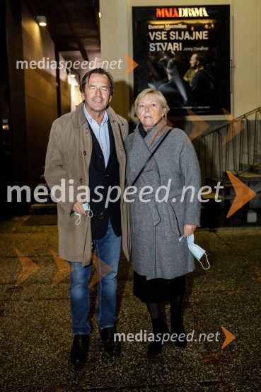  Boris Voje, Studio Zodiac;   Darja  Groznik, odgovorna urednica 1. programa Radia Slovenija, predsednica ZPMSVse sijajne stvari, premiera monodrame