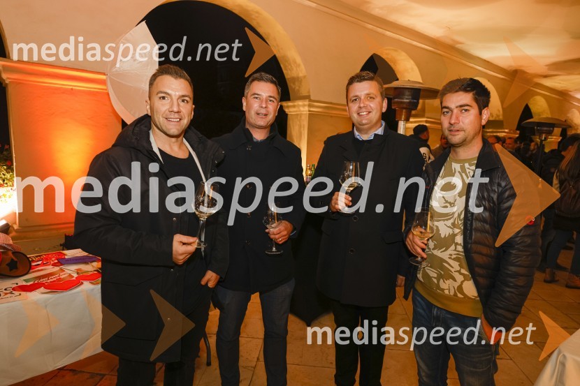  Mišo Stevanović, svetnik MOM, gostinec;  Tadej Mežnar, direktor, Športni objekti Maribor;  Robert Levstek,  odgovorni urednik Radia Maribor, moderator prireditev;  Mitja Špes, Factumevent6. Salon štajerskih mladih vin Pubec 2021