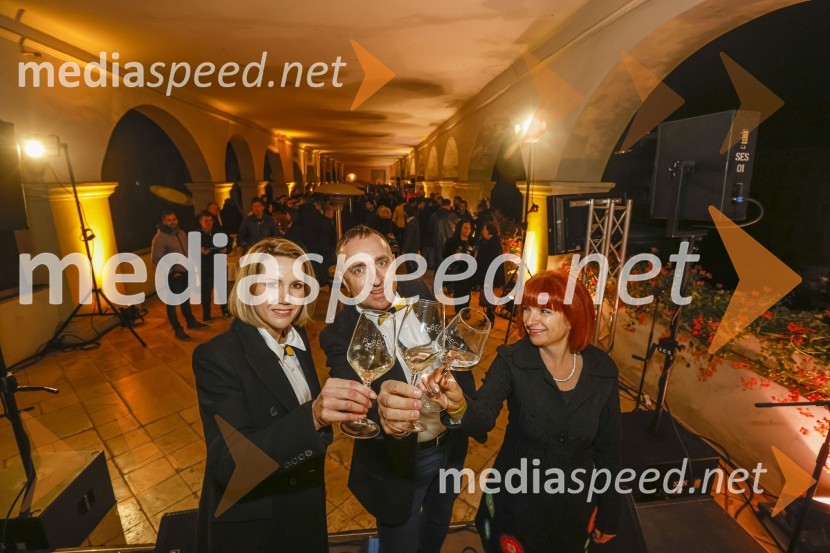  Natalija Cvetko, vodja projektov, Mediaspeed;  Borut  Cvetko, kreativni direktor, Mediaspeed;  Tadeja  Vodovnik Plevnik, Kmetijsko gozdarski zavod Maribor6. Salon štajerskih mladih vin Pubec 2021