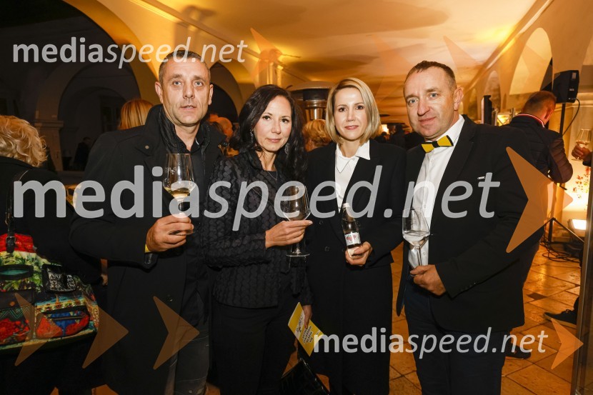  Janko Hinek;  Andreja Hinek;  Natalija Cvetko, vodja projektov, Mediaspeed;  Borut  Cvetko, kreativni direktor, Mediaspeed6. Salon štajerskih mladih vin Pubec 2021