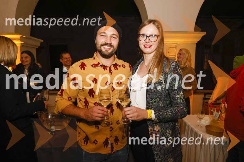  Filip Flisar, nekdanji smučar prostega sloga;  Neža Jarc, Mariborska vinska kraljica 20206. Salon štajerskih mladih vin Pubec 2021