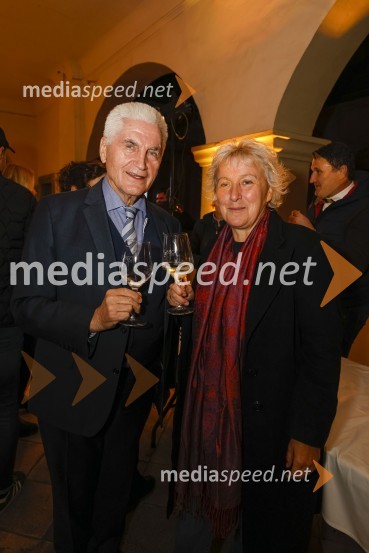 prof. dr. Ludvik Toplak,  predsednik Alma Mater Europaea, nekdanji rektor UM; mag. Hermina Pika Radmilovič, predstojnica centra za razvoj kakovosti, Univerza v Mariboru6. Salon štajerskih mladih vin Pubec 2021