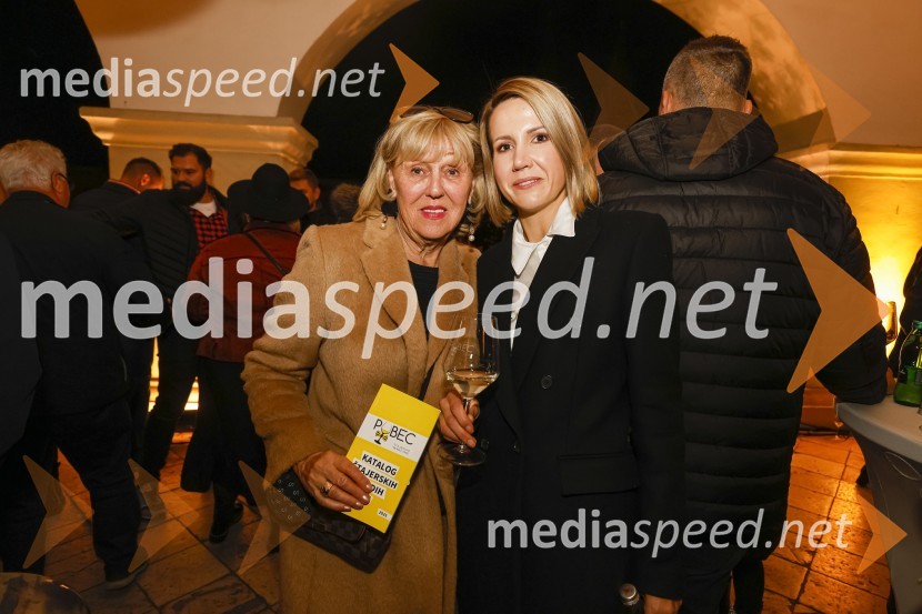  Edita Benko Toplak;  Natalija Cvetko, vodja projektov, Mediaspeed6. Salon štajerskih mladih vin Pubec 2021