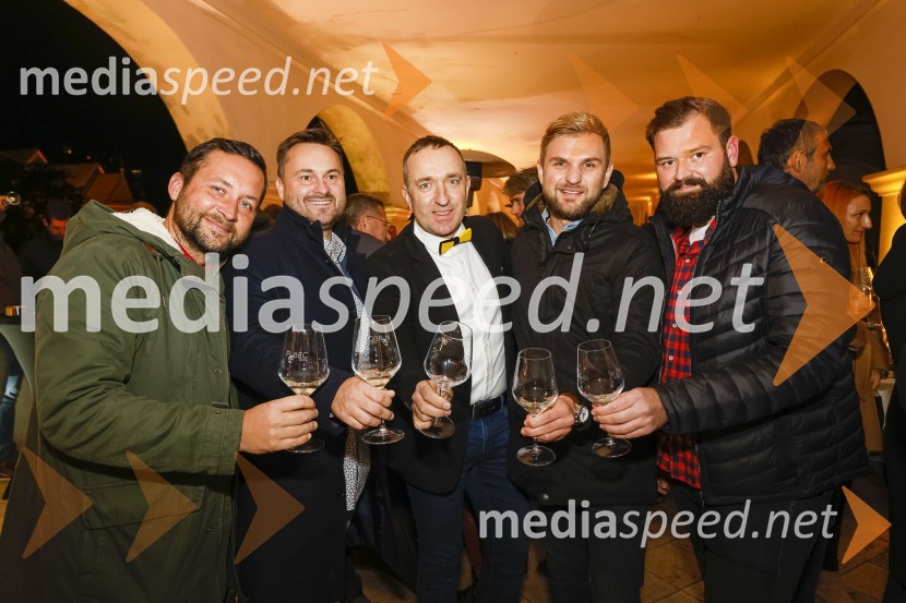  Marko Damiš, Zavarovalnica Grawe;  Aleš Štraus, Zavarovalnica Sava;  Borut  Cvetko, kreativni direktor, Mediaspeed;  Tomaž Braček, 3d med d.o.o.;  Jure Frank, iFix6. Salon štajerskih mladih vin Pubec 2021