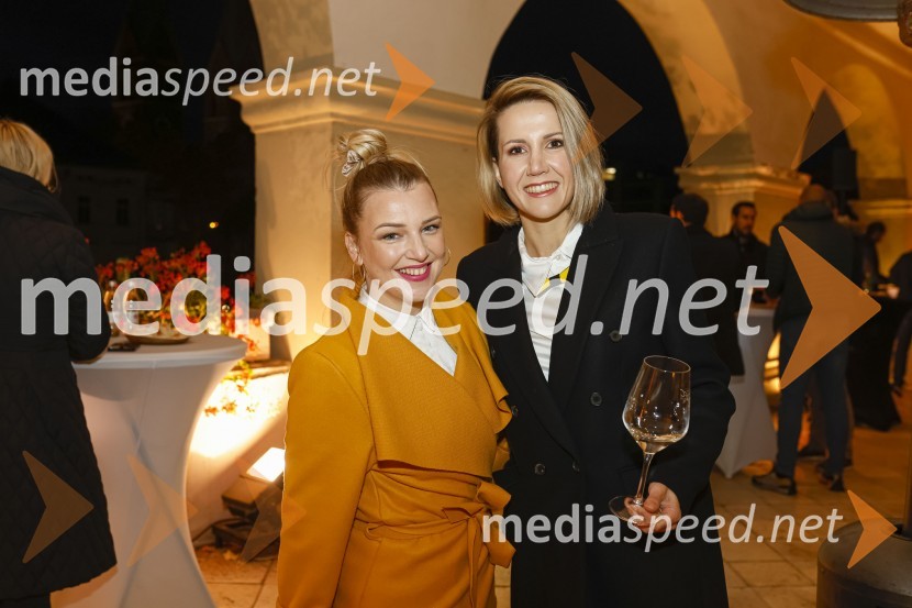  Anja Sever, vodja produkcije, Mediaspeed;  Natalija Cvetko, vodja projektov, Mediaspeed6. Salon štajerskih mladih vin Pubec 2021