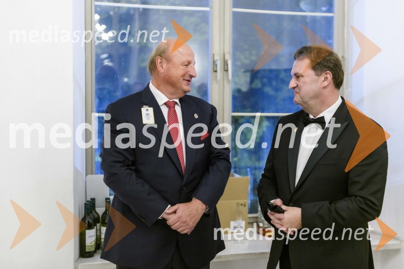   Dražen  Melčić , član LC Zagreb Kaptol in predsednik Evropa foruma Zagreb 2022;  Nino Maletič, predsednik Lions kluba MariborDobrodelna prireditev Lions kluba Maribor