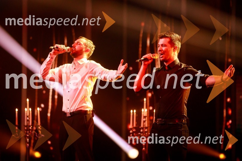  Boštjan Petek;  Luka  ZajcSlovenija ima talent 2021, prva polfinalna oddaja