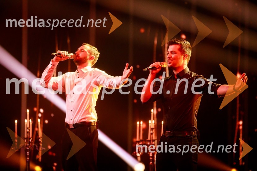  Boštjan Petek;  Luka  ZajcSlovenija ima talent 2021, prva polfinalna oddaja