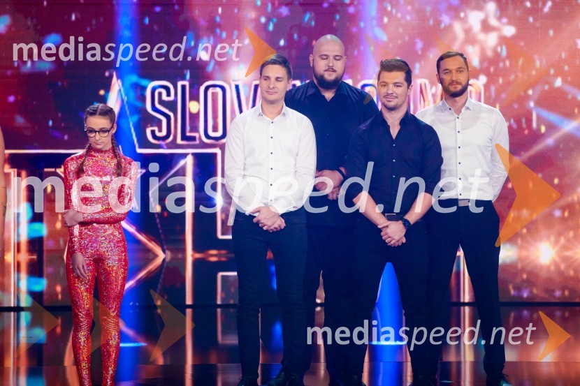  Tajda  Korče;  Matic Lorbek;  Aleš  Kirbiš;  Luka  Zajc;  Boštjan PetekSlovenija ima talent 2021, prva polfinalna oddaja