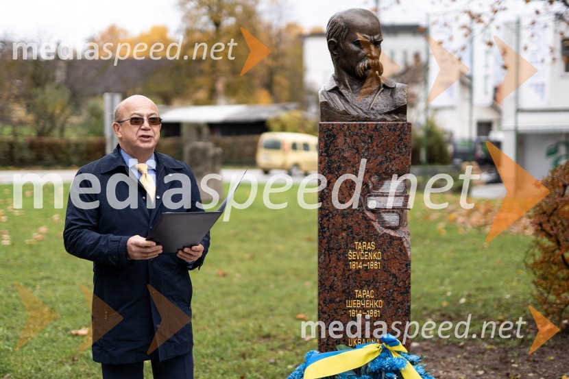  Mihajlo  Brodovič, ukrajinski veleposlanik v SlovenijiOdkritje ukrajinskega kipa v Parku La Ciotat