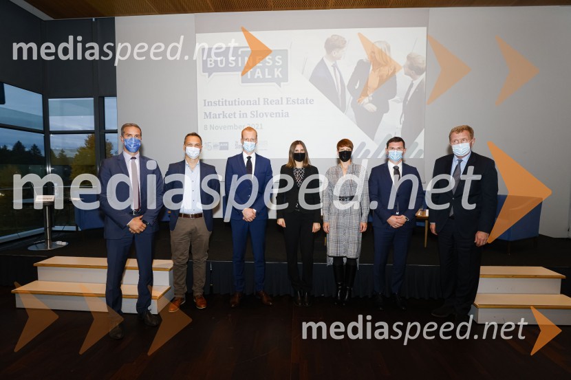  Klemen Fajmut, vodja razvoja in širitve trgov, Imagine, d. o. o.;  Gregor  Rožman, partner in pomočnik direktorja, Protim Ržišnik Perc;  Matej Sodin, direktor podjetja Reitenburg d.o.o.;  Klara Matić, vodja kapitalskih trgov, Colliers;  Maja  Ostanek, direktorica investicijskih nepremičnin, KF Finance d.o.o.;  Matevž Menčak, vodja nepremičninskega sklada, Generali Investments; mag. Miran Gajšek, vodja, Oddelek za urejanje prostora, Mestna občina LjubljanaBusiness Talk, Slovensko-nemška gospodarska zbornica