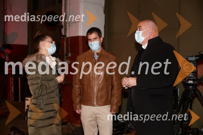  Vesna Zadravec, strokovna direktorica za področje tržnih dejavnosti in programskih vsebin, RTV Slovenija;  Andrej Grah Whatmough, generalni direktor RTV Slovenija;  Pavel Vrabec,  generalni direktor Pro PlusSkupaj naprej, oddaja RTVSLO in POPTV