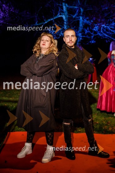  Tijana Zinajić, režiserka;  Žiga Flajnik, kostumografŽenska, 50. premiera Špas teatra