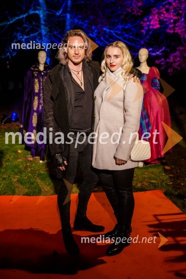  Luka Markus Štajer, pevec, igralec;  Lara BuntaŽenska, 50. premiera Špas teatra