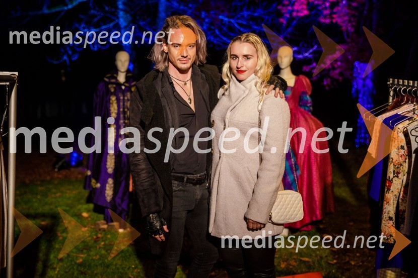  Luka Markus Štajer, pevec, igralec;  Lara BuntaŽenska, 50. premiera Špas teatra