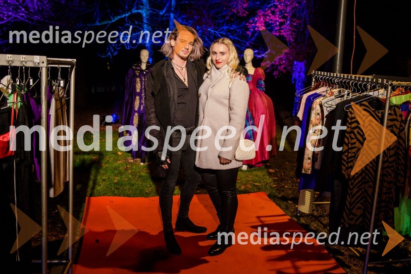  Luka Markus Štajer, pevec, igralec;  Lara BuntaŽenska, 50. premiera Špas teatra