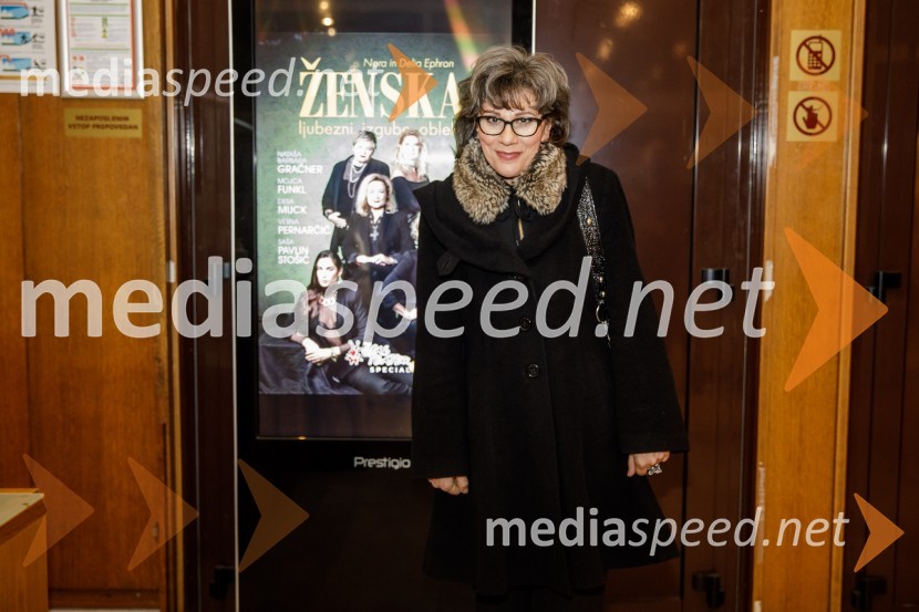  Damjana Golavšek, pevkaŽenska, 50. premiera Špas teatra