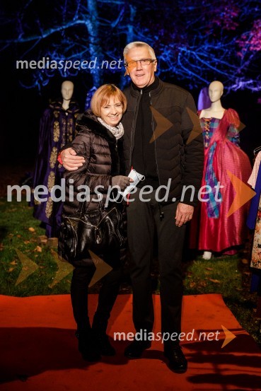  Valerija Vilfan;  Peter Vilfan, poslanec, nekdanji košarkarŽenska, 50. premiera Špas teatra