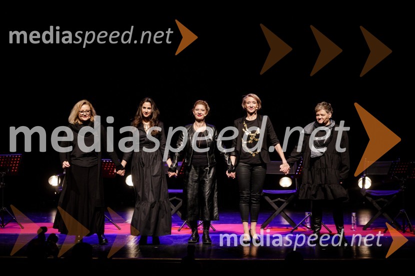  Nataša Barbara Gračner, igralka;  Saša Pavlin Stošić, igralka;  Vesna Pernarčič, igralka;  Mojca Funkl, igralka;  Desa Muck, voditeljica, pisateljica, dobitnica nagrade Frana Milčinskega – Ježka 2016Ženska, 50. premiera Špas teatra