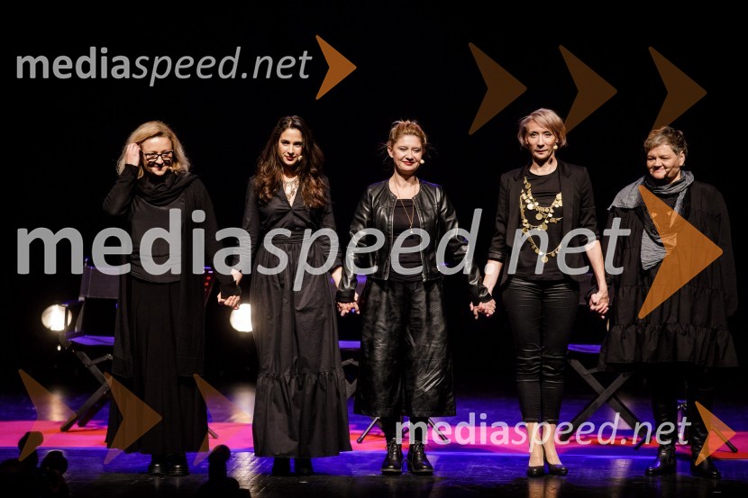  Nataša Barbara Gračner, igralka;  Saša Pavlin Stošić, igralka;  Vesna Pernarčič, igralka;  Mojca Funkl, igralka;  Desa Muck, voditeljica, pisateljica, dobitnica nagrade Frana Milčinskega – Ježka 2016Ženska, 50. premiera Špas teatra