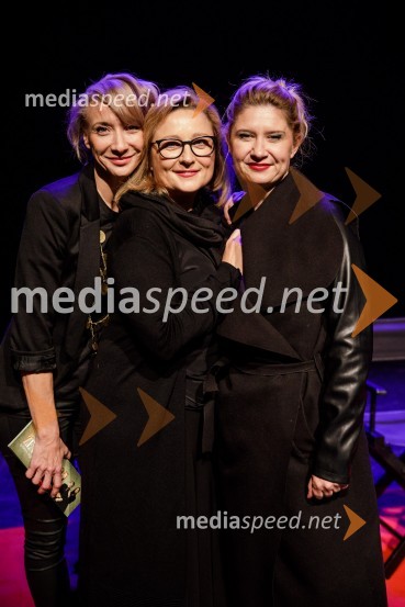  Mojca Funkl, igralka;  Nataša Barbara Gračner, igralka;  Vesna Pernarčič, igralkaŽenska, 50. premiera Špas teatra