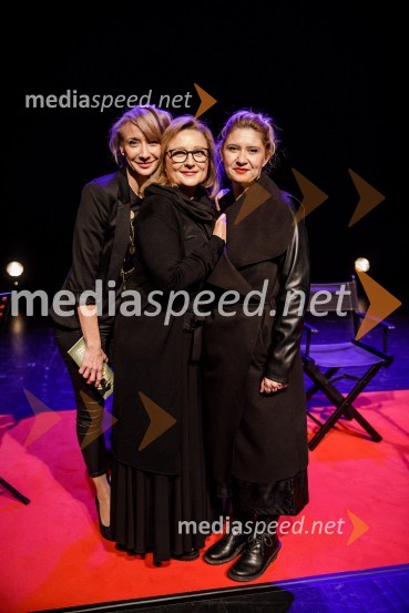  Mojca Funkl, igralka;  Nataša Barbara Gračner, igralka;  Vesna Pernarčič, igralkaŽenska, 50. premiera Špas teatra