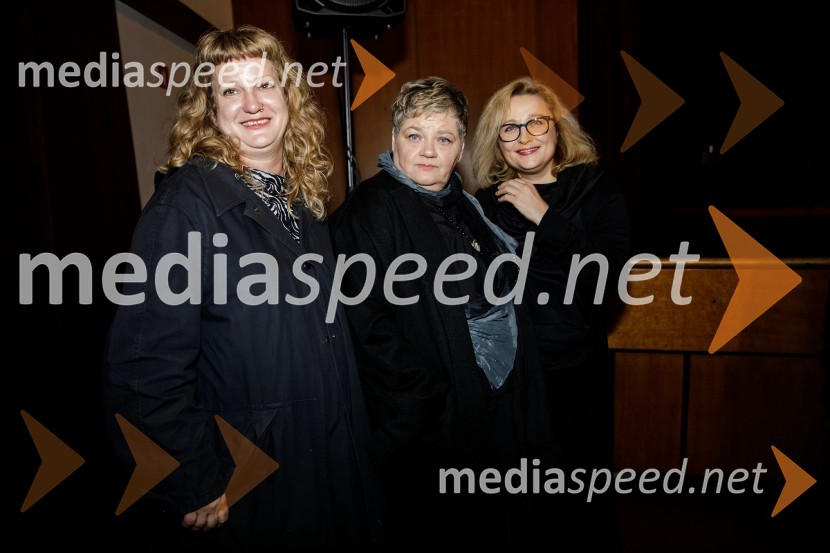  Tijana Zinajić, režiserka;  Desa Muck, voditeljica, pisateljica, dobitnica nagrade Frana Milčinskega – Ježka 2016;  Nataša Barbara Gračner, igralkaŽenska, 50. premiera Špas teatra