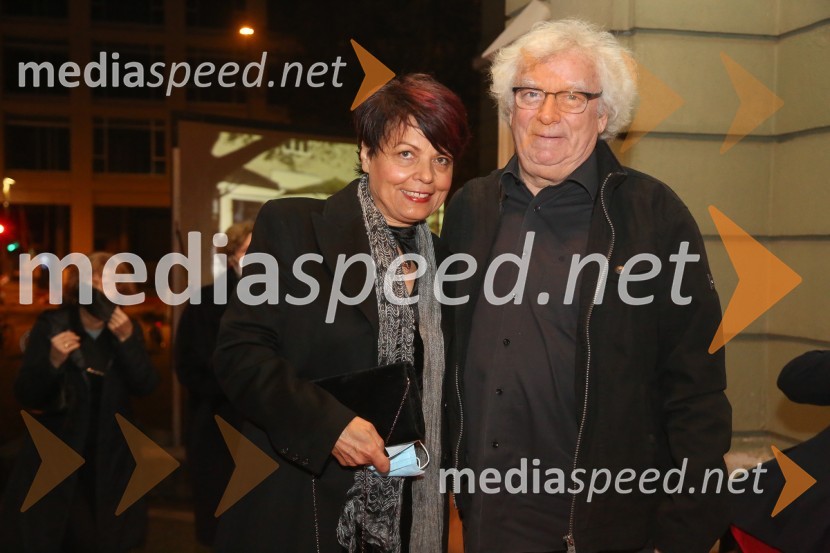  Janja Koren, novinarka;  Mile Crnović, banka SberbankaCement, premiera v SNG Drama Ljubljana