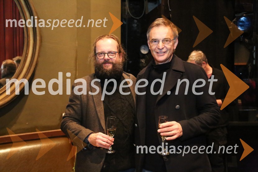  Sebastijan  Horvat, režiser;   Igor  Samobor, igralec, ravnatelj SNG Drama LjubljanaCement, premiera v SNG Drama Ljubljana