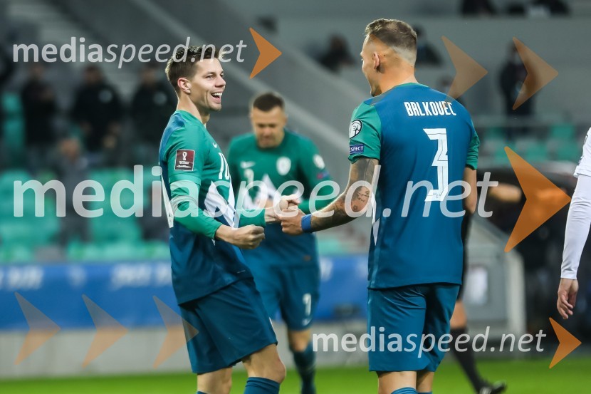  Miha Zajc, nogometaš, Fenerbahče SK;  Jure Balkovec, nogometaš, Empoli FCSlovenija - Ciper, nogometna tekma