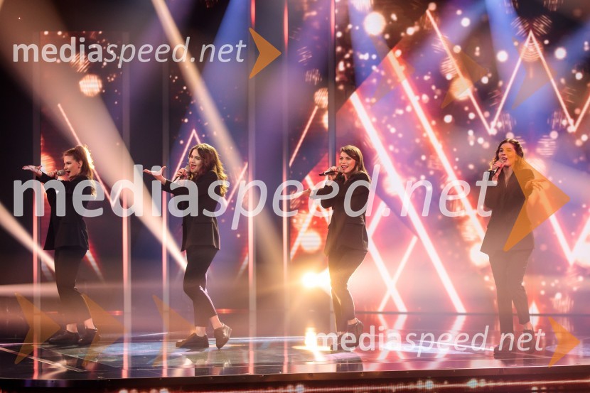  Anja Ruperčič, Annia, pevka;  Nina Pintar;  Nika  Svetlin;  Špela IvančičSlovenija ima talent 2021, druga polfinalna oddaja