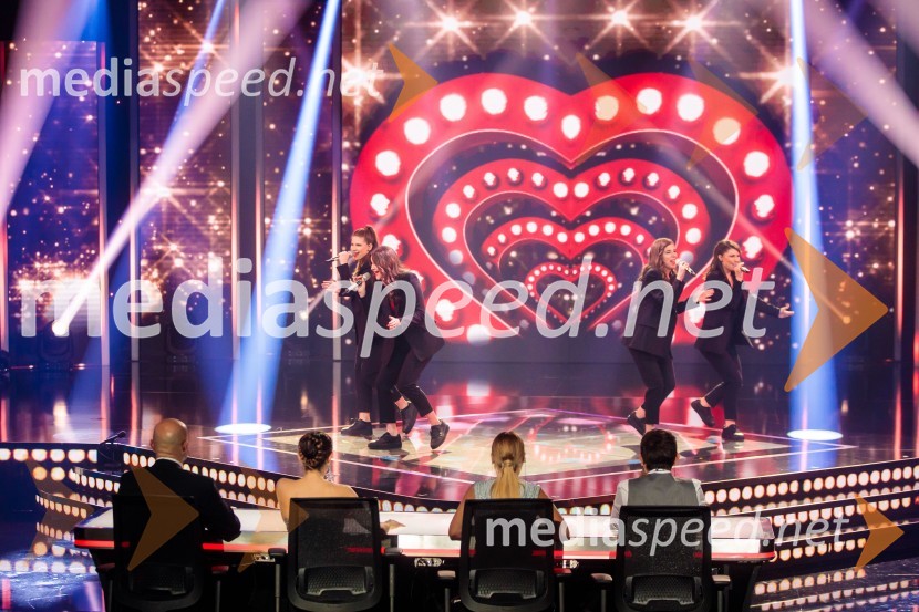 Pevska skupina Ain't Harmony Slovenija ima talent 2021, druga polfinalna oddaja