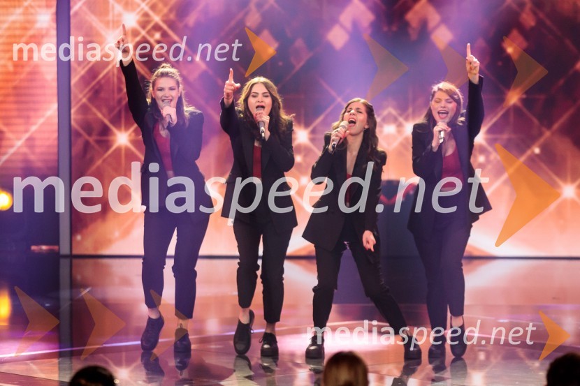 Pevska skupina Ain't Harmony Slovenija ima talent 2021, druga polfinalna oddaja