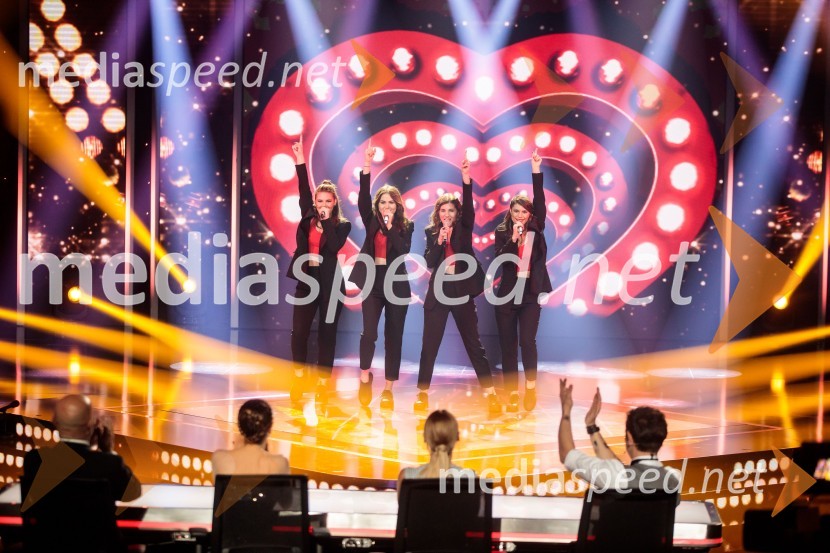 Pevska skupina Ain't Harmony Slovenija ima talent 2021, druga polfinalna oddaja