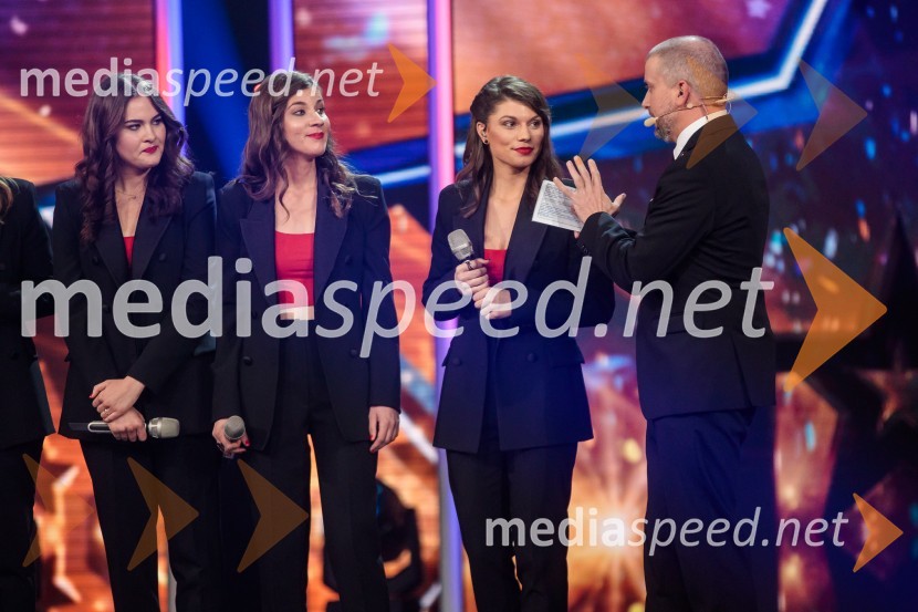  Nina Pintar;  Špela Ivančič;  Nika  Svetlin;  Aleš Novak, stand-up komikSlovenija ima talent 2021, druga polfinalna oddaja